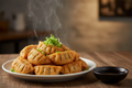 Tinga-Stuffed Fried Dumplings